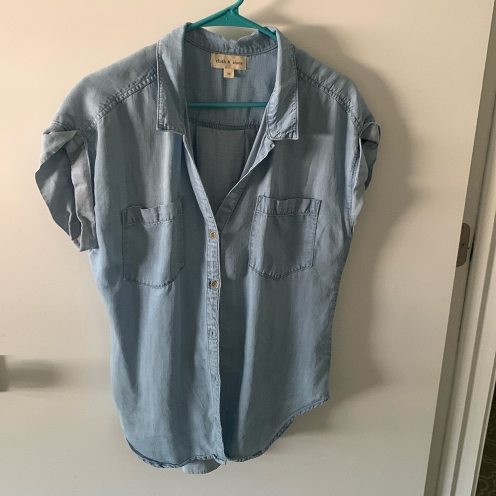 Cloth & stone denim shirt